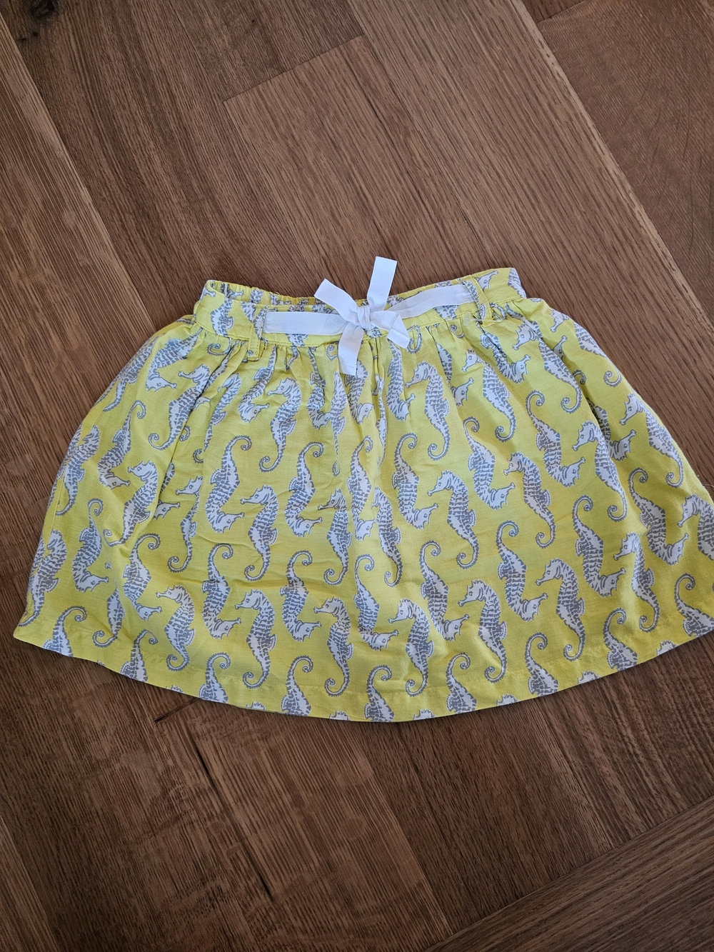 Carter's Yellow Seahorse Print Skirt